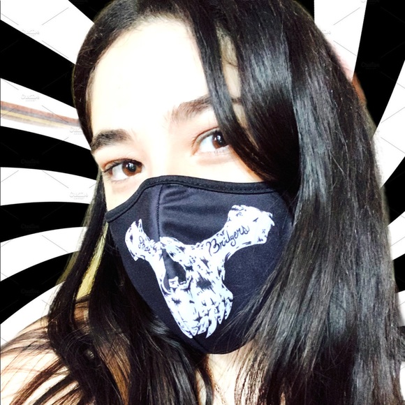 Phoebe Bridgers black skull mask official merch